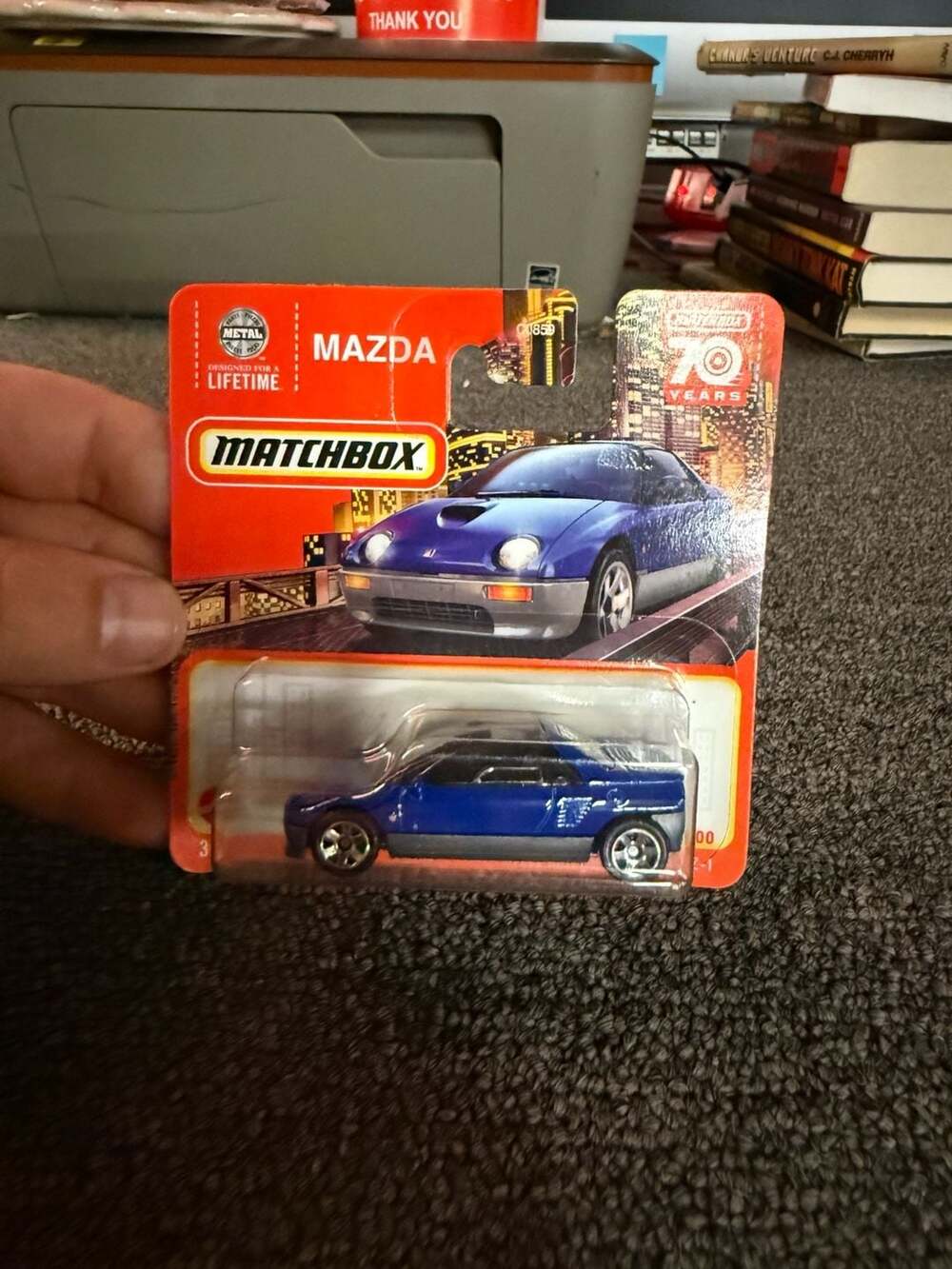 Matchbox 1992 Mazda Autozam AZ-1 3/100 Blue Diecast Toy Car